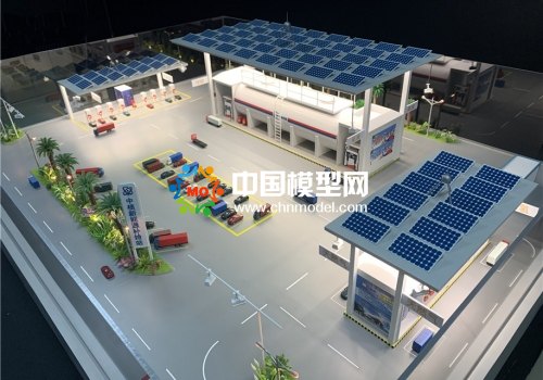 充氣站模型，充電站模型，能源站模型