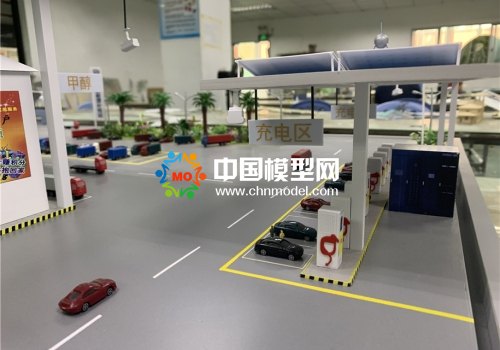 充氣站模型，充電站模型，能源站模型