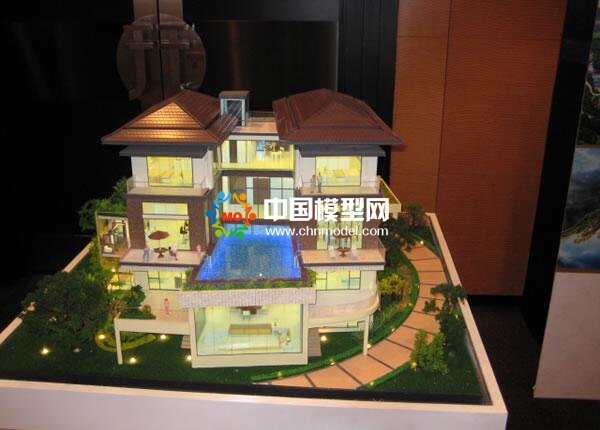 別墅模型風(fēng)格各異，你能說出幾種