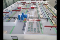 混凝土預(yù)制件生產(chǎn)線沙盤模型， 裝配式建筑沙盤模型