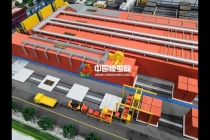 窯廠沙盤模型，磚廠沙盤模型