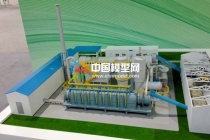 污染土壤修復(fù)沙盤模型，污泥處理模型