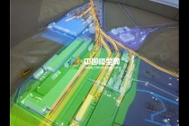 鋼鐵廠沙盤模型，投影電子沙盤
