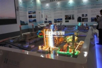 華能電廠沙盤模型，火電廠模型，發(fā)電廠沙盤
